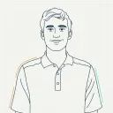 Line-art illustration of Carlos Avalos